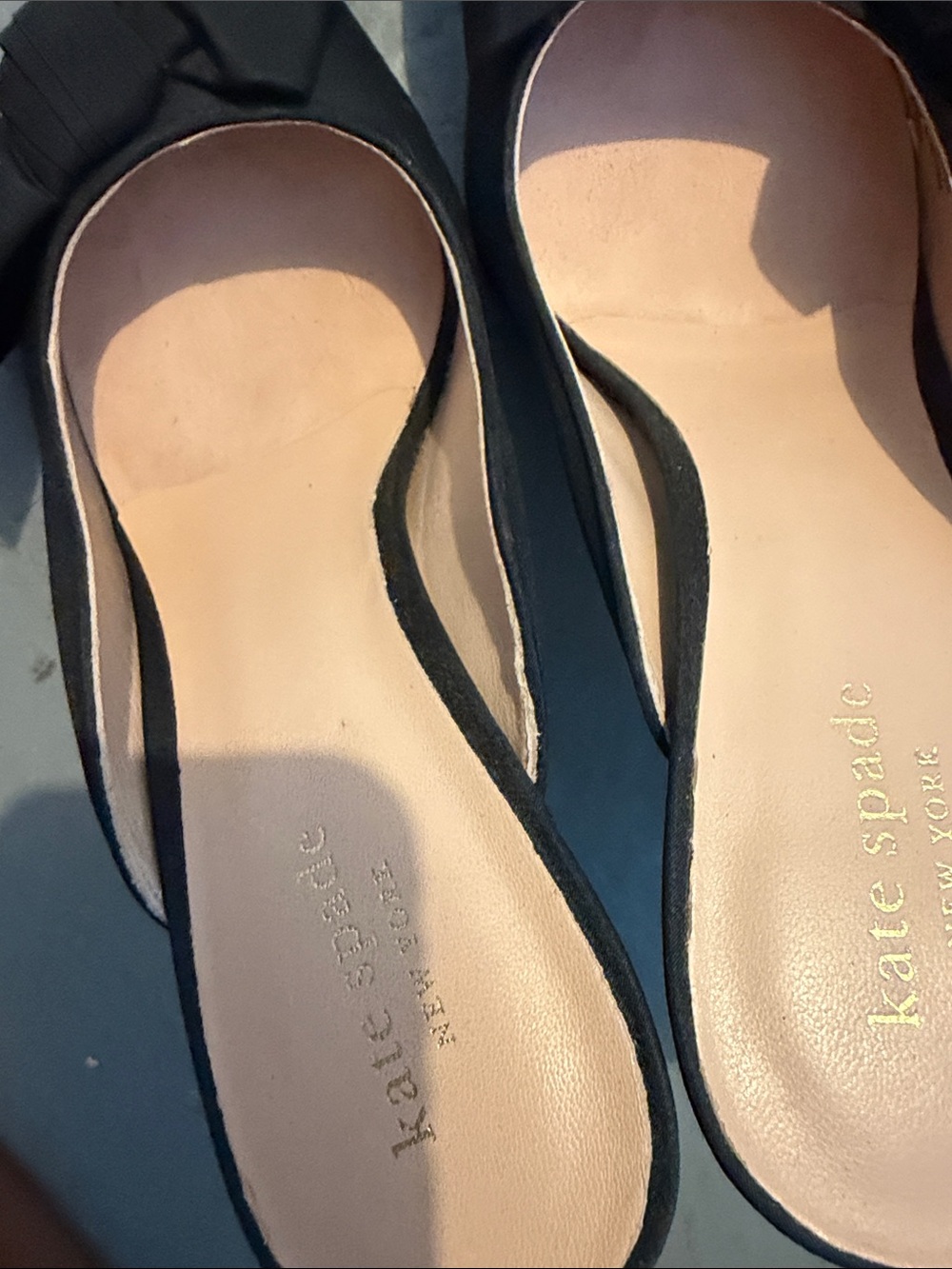 kate spade Black Bow Pointed-Toe Slip-On Mules - Picture 12 of 12